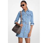 MK Miniabito in denim con cintura - Blu - Michael Kors L
