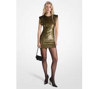 MK Miniabito in maglia con paillettes - Marrone - Michael Kors S