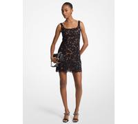 MK Miniabito in pizzo floreale cordonato con borchie - Nero - Michael Kors IT 42