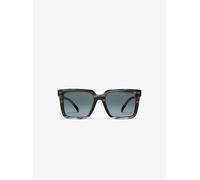Michael Kors Uomo MK2217U ABRUZZO 396688 Occhiali da sole Acetato Nero Grigio Squadrata Normale Specchiato