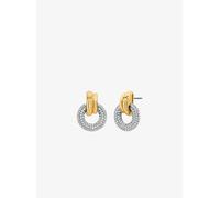 MK Orecchini a cerchio con pavé - Argento - Michael Kors ONE SIZE