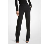 MK Pantalone Carolyn in doppio crêpe sablé - Nero - Michael Kors IT 42