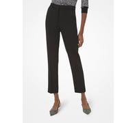 MK Pantalone Samantha in doppio crêpe sablé - Nero - Michael Kors IT 42