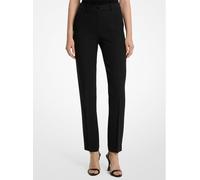 MK Pantalone Samantha in doppio crêpe sablé - Nero - Michael Kors IT 48