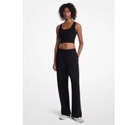 MK Pantalone sportivo in crêpe con pieghe - Nero - Michael Kors S