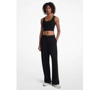 MK Pantalone sportivo in crêpe con pieghe - Nero - Michael Kors XL