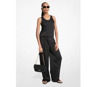 MK Pantaloni a gamba ampia in raso fluido - Nero - Michael Kors IT 48