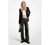 MK Pantaloni in pelle - Nero - Michael Kors IT 40