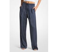 MK Pantaloni in raso a pois - Blu - Michael Kors M