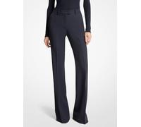 MK Pantaloni svasati Haylee in doppio crêpe sablé - Blu - Michael Kors IT 40