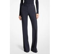 MK Pantaloni svasati Haylee in doppio crêpe sablé - Blu - Michael Kors IT 46