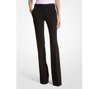 MK Pantaloni svasati Haylee in doppio crêpe sablé - Nero - Michael Kors IT 42