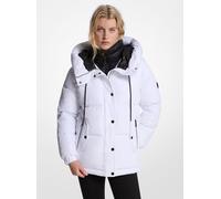 MK Piumino trapuntato con cappuccio - Bianco - Michael Kors XXS