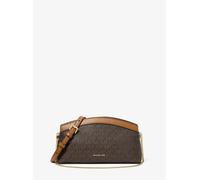 MK Pochette convertibile Athena piccola con stampa logo - Marrone - Michael Kors ONE SIZE