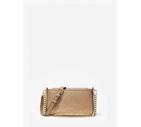 MK Pochette convertibile Bryant piccola con stampa logo metallizzata - Naturale - Michael Kors ONE SIZE