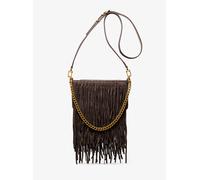 MK Pochette convertibile Bryant piccola in pelle scamosciata con frange - Marrone - Michael Kors ONE SIZE