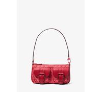 MK Pochette convertibile Zoe piccola con stampa logo - Rosso - Michael Kors ONE SIZE