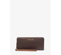 MK Pochette da polso continental Jet Set Travel grande con logo - Marrone - Michael Kors ONE SIZE