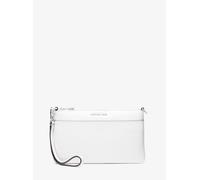 MK Pochette da polso convertibile Jet Set media in pelle martellata - Bianco - Michael Kors ONE SIZE