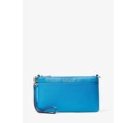 MK Pochette da polso convertibile Jet Set media in pelle martellata - Blu - Michael Kors ONE SIZE