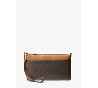 MK Pochette da polso Jet Set media con logo - Marrone - Michael Kors ONE SIZE