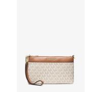 MK Pochette da polso Jet Set media con logo - Naturale - Michael Kors ONE SIZE