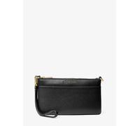 MK Pochette da polso Jet Set media in pelle martellata - Nero - Michael Kors ONE SIZE