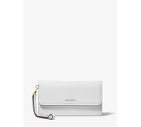 MK Pochette da polso Jet Set media in pelle martellata per smartphone - Bianco - Michael Kors ONE SIZE