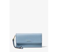 MK Pochette da polso Jet Set media in pelle martellata per smartphone - Blu - Michael Kors ONE SIZE