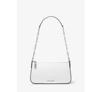 MK Pochette media in pelle con catena e logo Empire - Bianco - Michael Kors ONE SIZE