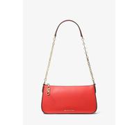 MK Pochette media in pelle con catena e logo Empire - Rosso - Michael Kors ONE SIZE