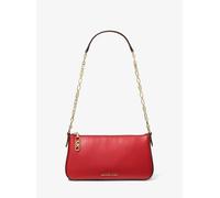 MK Pochette media in pelle con catena e logo Empire - Rosso - Michael Kors ONE SIZE