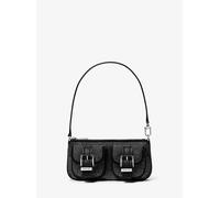 MK Pochette Zoe piccola in pelle scamosciata decorata - Nero - Michael Kors ONE SIZE
