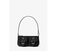 MK Pochette Zoe piccola in pelle scamosciata decorata - Nero - Michael Kors ONE SIZE