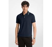 MK Polo in jersey di cotone con logo - Blu - Michael Kors XXL