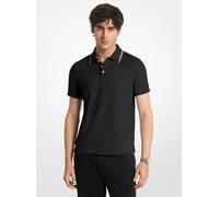 MK Polo in jersey di cotone con logo - Nero - Michael Kors XXL