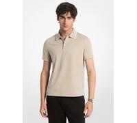 MK Polo in jersey di cotone con logo - Verde - Michael Kors M