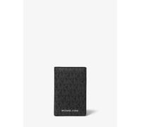 MK Porta carte di credito a libro Hudson con logo - Nero - Michael Kors ONE SIZE