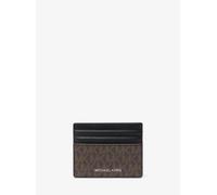 MK Porta carte di credito Greyson grande con logo - Marrone - Michael Kors ONE SIZE