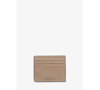 MK Porta carte di credito Hudson in pelle martellata - Naturale - Michael Kors ONE SIZE