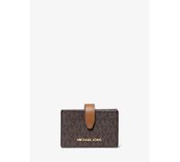 MK Porta carte di credito Jet Set medio a fisarmonica con logo - Marrone - Michael Kors ONE SIZE