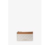 MK Porta carte di credito piccolo con logo Jet Set - Naturale - Michael Kors ONE SIZE