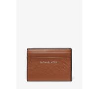 MK Portafoglio a due scomparti Hudson in pelle martellata - Marrone - Michael Kors ONE SIZE