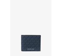 MK Portafoglio a libro Cooper con logo e portadocumenti - Blu - Michael Kors ONE SIZE