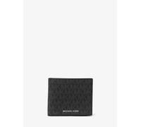 MK Portafoglio a libro Greyson con logo e tasca per monete - Nero - Michael Kors ONE SIZE