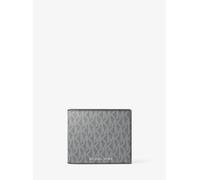 MK Portafoglio a libro Harrison con logo e portadocumenti - Grigio - Michael Kors ONE SIZE