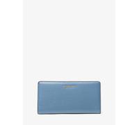 MK Portafoglio Bryant grande in pelle martellata con chiusura a scatto - Blu - Michael Kors ONE SIZE