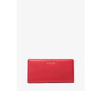 MK Portafoglio Bryant grande in pelle martellata con chiusura a scatto - Rosso - Michael Kors ONE SIZE