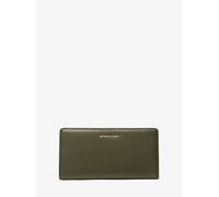 MK Portafoglio Bryant grande in pelle martellata con chiusura a scatto - Verde - Michael Kors ONE SIZE
