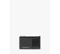 MK Portafoglio Cooper sottile con zip e stampa logo - Nero - Michael Kors ONE SIZE